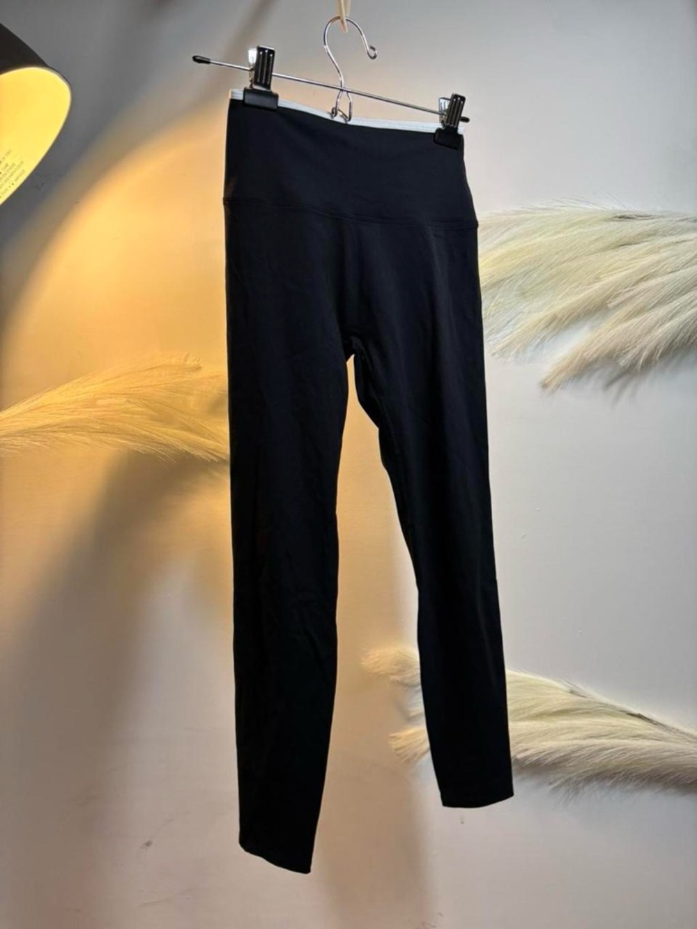 (#117)High-Waist Black Leggings